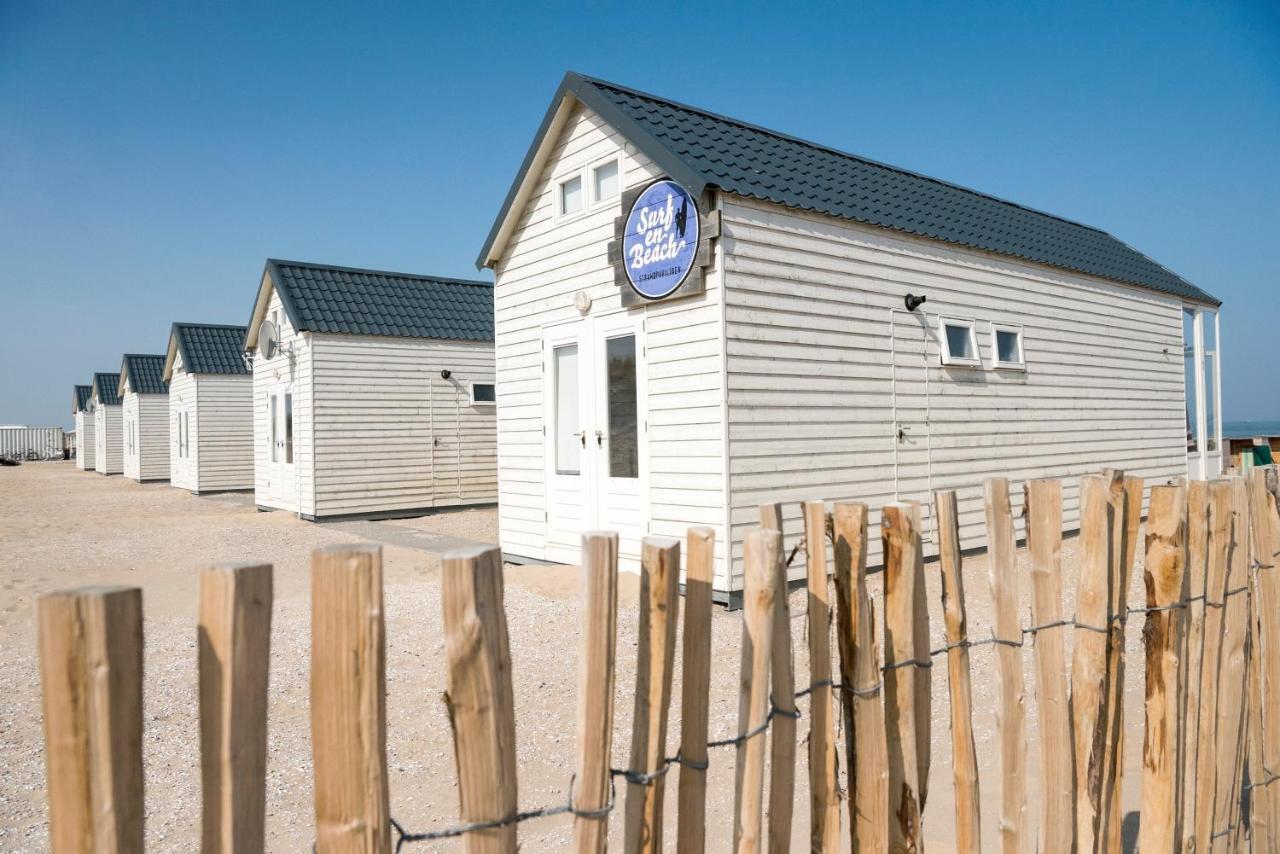 Surf en beach strandhuisjes Katwijk aan Zee Exterior foto